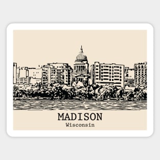 Madison - Wisconsin Magnet